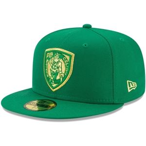 New Era Kelly Green Boston Celtics Shield 59FIFTY Fitted Hat 7 3/4 & 7 3/8